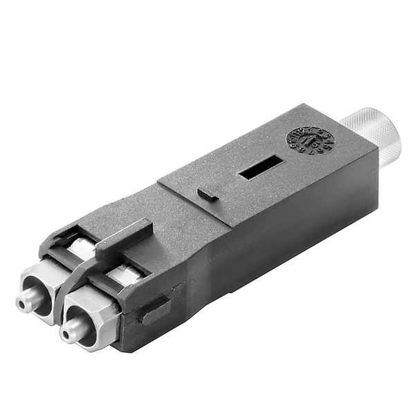 FO connector, IP67 with housing, Connection 1: SCRJ, Connection 2: Scr image 1