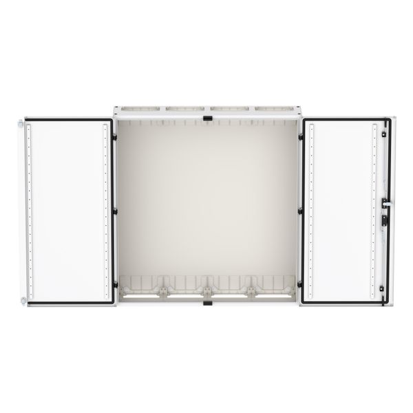 Wall-mounted enclosure EMC2 empty, IP55, protection class II, HxWxD=1100x1050x270mm, white (RAL 9016) image 7