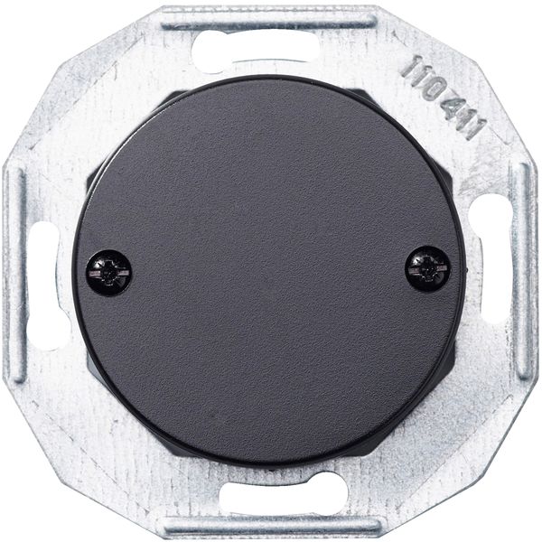 Renova - blind cover plate - black image 4