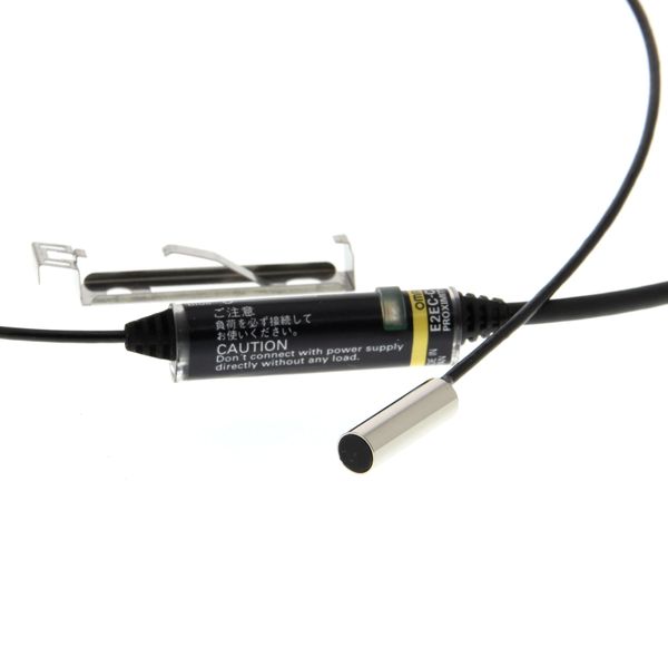 Proximity sensor, inductive, cable integrated amplifier, dia 5.4 mm, s E2EC1024H image 2