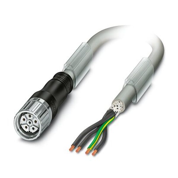 Cable plug in molded plastic image 1