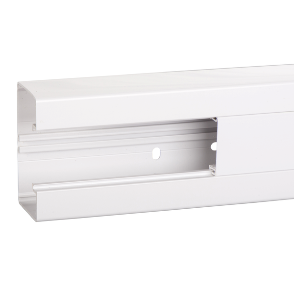 OptiLine 45 - installation trunking - 95x55 mm - PVC - polar white - 2000 mm image 4