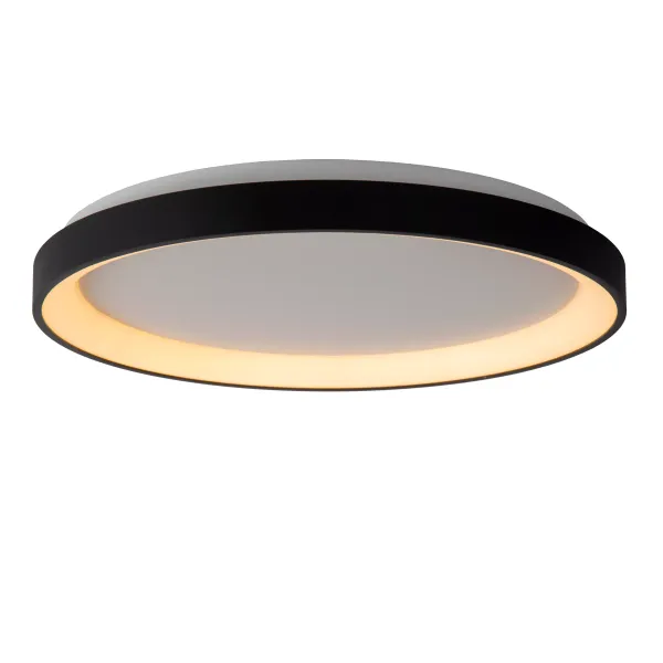 Lucide VIDAL - Flush ceiling light - Ø 48 cm - LED Dim. - 1x38W 2700K - Black image 1