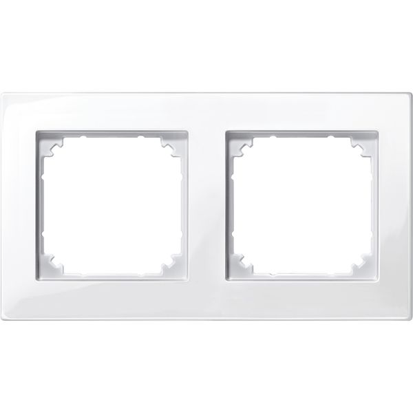 M-PLAN frame, 2-fold, polar white glossy image 1