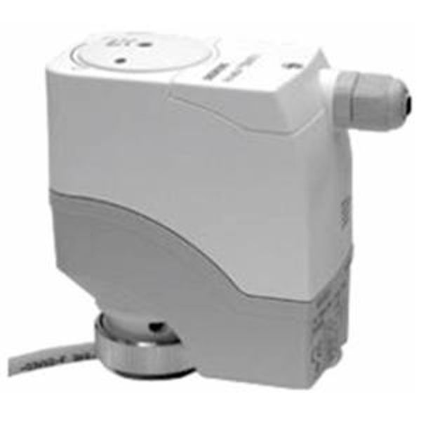 SSA81.1 - Electromotoric actuator, 100 N, 2.5/5 mm, 1.5 m, AC 24 V, 3P, auxiliary switch image 1