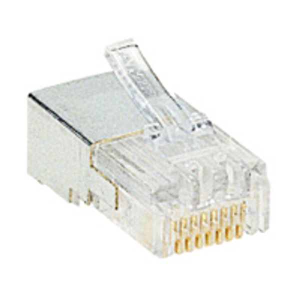 Plug RJ45 9 contacts width 11.70mm image 1