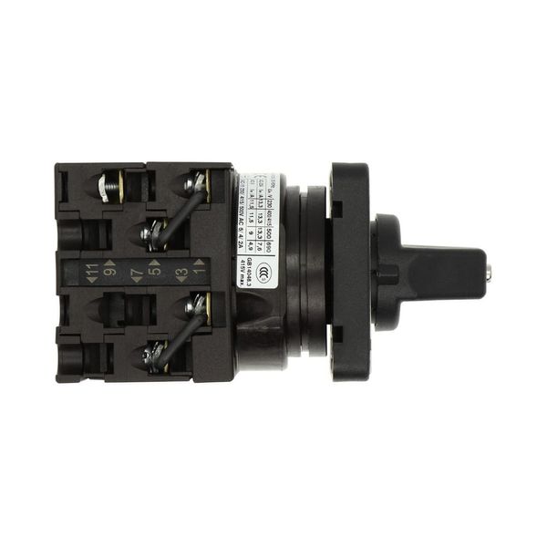 Reversing switches, T0, 20 A, flush mounting, 3 contact unit(s), Contacts: 5, 60 °, maintained, With 0 (Off) position, 1-0-2, Design number 8401 image 28