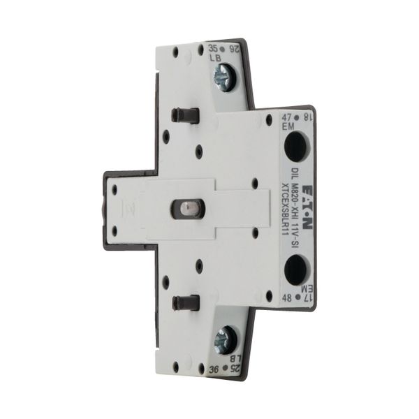 Auxiliary contact module, 2 pole, Ith= 10 A, 1 N/OE, 1 NCL, Side mounted, Screw terminals, DILM250 - DILH2600 image 15