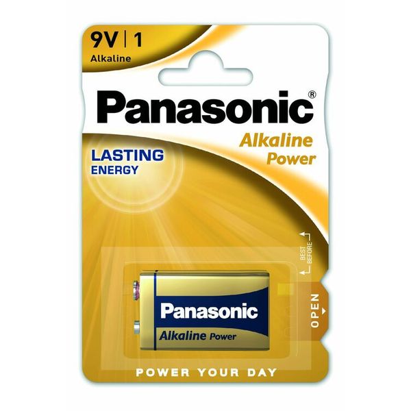PANASONIC Alkaline Power 6LR61 9V BL1 image 1