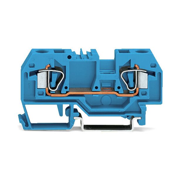 2-conductor through terminal block 6 mm² suitable for Ex i application image 1