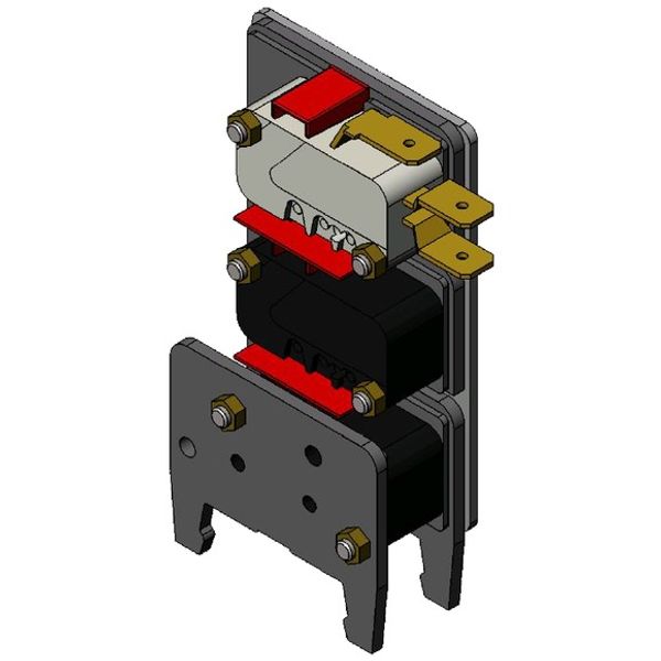 Microswitch, high speed, 2 A, AC 250 V, Switch K1, type K indicator,  6.3 x 0.8 lug dimensions image 1