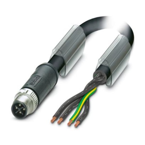 SAC-4P-M12MSS/0,5-PUR PE 0,07 - Power cable image 1