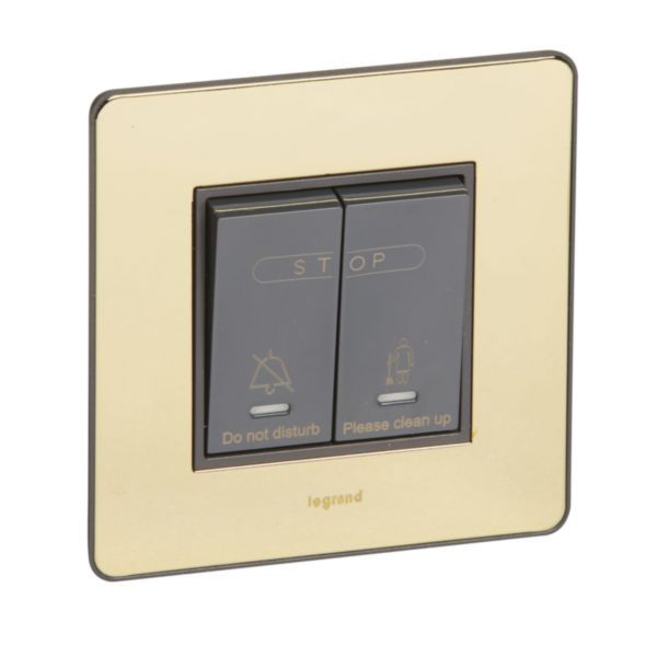 Synergy Sleek Hotel Call Indicator Internal Room Control Gold image 1