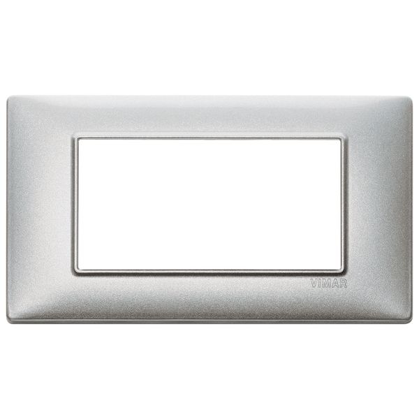 Plate 4M metal Silver image 1