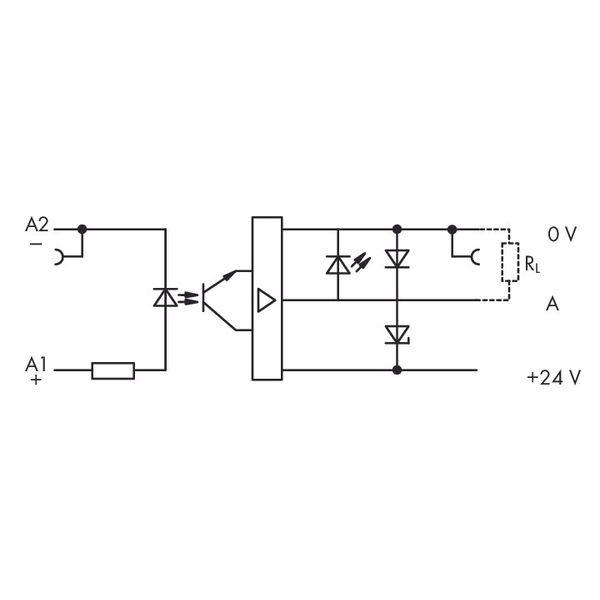 859-752 Optocoupler module; Nominal input voltage: 5 VDC; Output voltage range: 0 … 24 VDC image 6