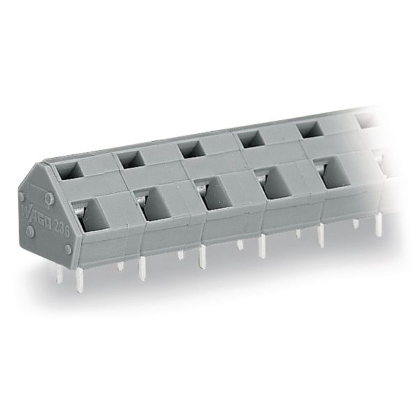 PCB terminal block 2.5 mm² Pin spacing 10/10.16 mm gray image 1
