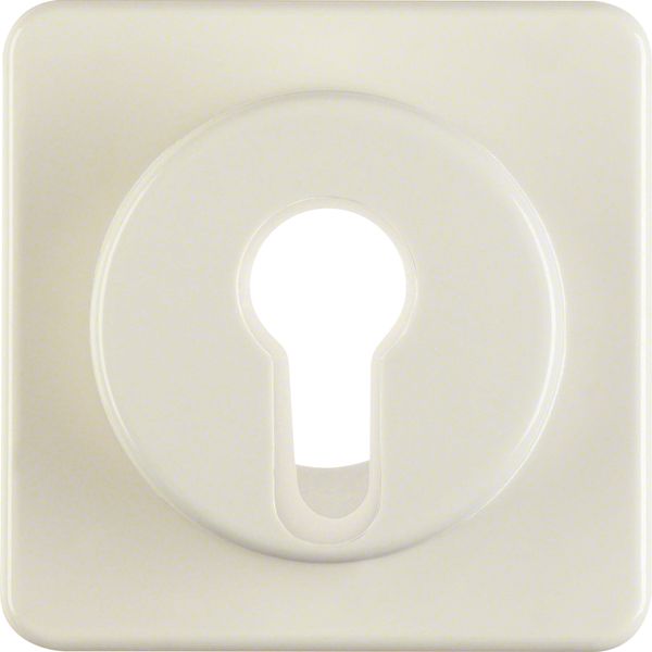 Centre plate f. key switch/key push-b., splash-prot. flush-mtd IP44, w image 1