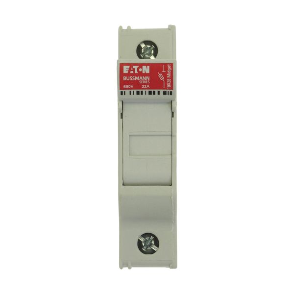 Eaton Bussmann series CHM modular fuse holder, 600 Vac, 1000 Vdc, 30A, Modular fuse holder, Single-pole, 200kA - CHM1DCU image 2