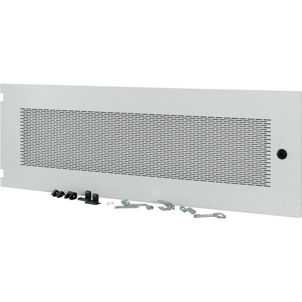 Section wide door, ventilated, HxW=350x1000mm, IP31, grey image 5