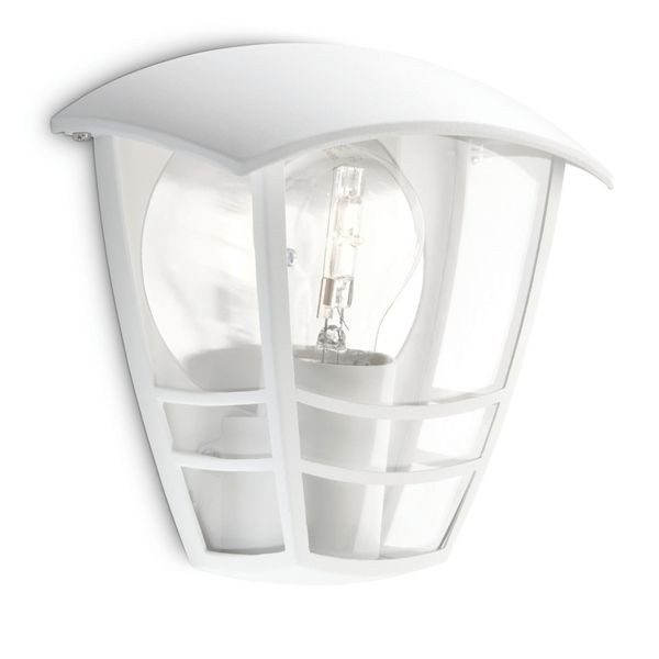 Philips Creek wall lantern white 1x60W 230V (wall) image 1