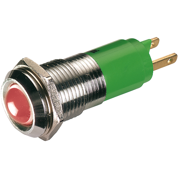 LED-INDICATOR RED LED 10mm - 24V DC - 20 mA - IP67 image 1