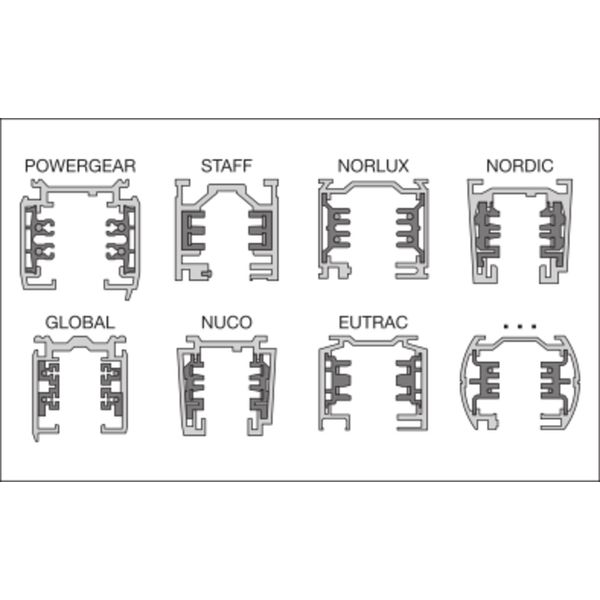 TRACKLIGHT SPOT D95 55W 55 W 3000 K 90RA NFL GY image 9