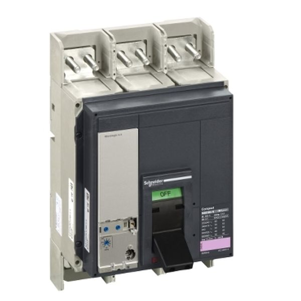 circuit breaker ComPact NS630bN, 50 kA at 415 VAC, Micrologic 2.0 trip unit, 630 A, fixed,3 poles 3d image 2