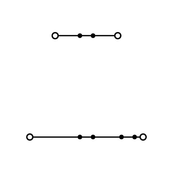 Double-deck terminal block Through/through terminal block L/L gray image 2