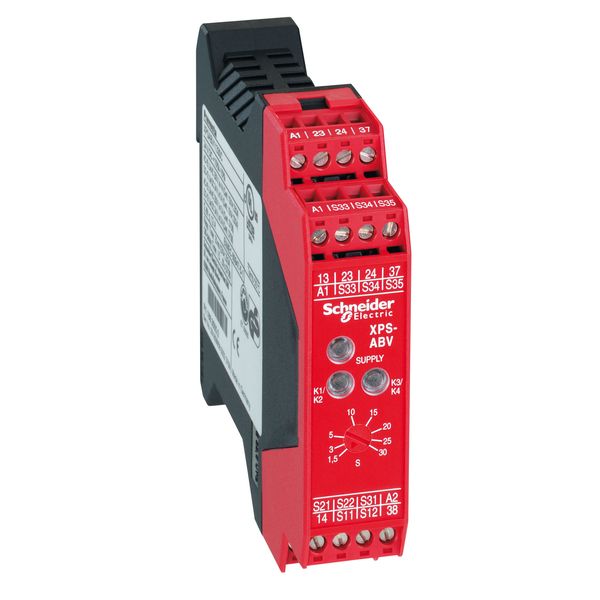 SAFETY MODULE TIME DELAY 3S 24V DC image 1