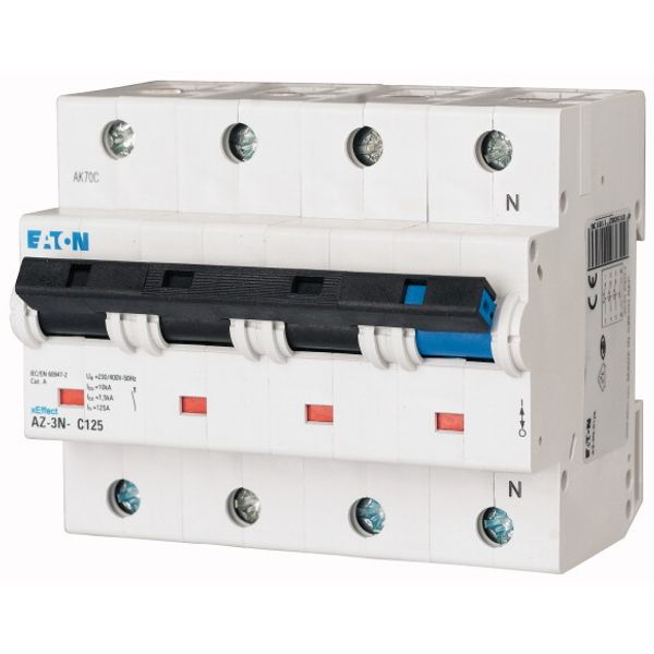 Miniature circuit breaker (MCB), 32A, 3pole+N, type D characteristic image 1