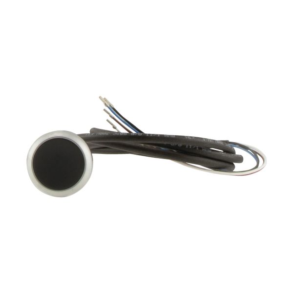 Pushbutton, classic, flat, maintained, 1 N/C, black, cable (black) with non-terminated end, 4 pole, 3.5 m image 15