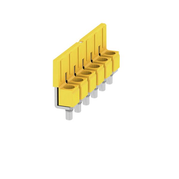 Cross-connector (terminal), when screwed in, Number of poles: 6, Pitch image 1