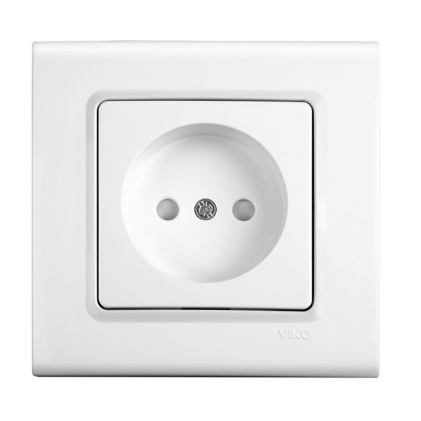 Linnera-Rollina Q C Child Protected Socket Beige image 2