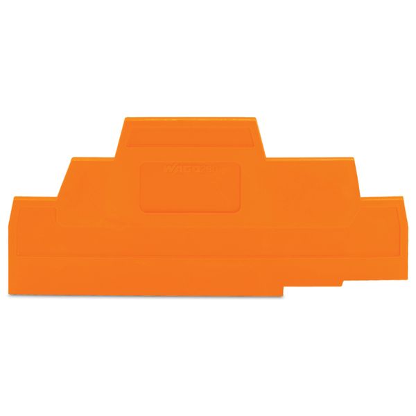 End and intermediate plate 2.5 mm thick orange image 2