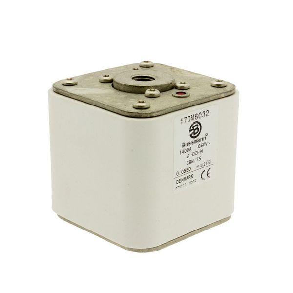 Fuse-link, high speed, 1400 A, AC 850 V, size 3, 76 x 76 x 76 mm, aR, IEC, single indicator image 8