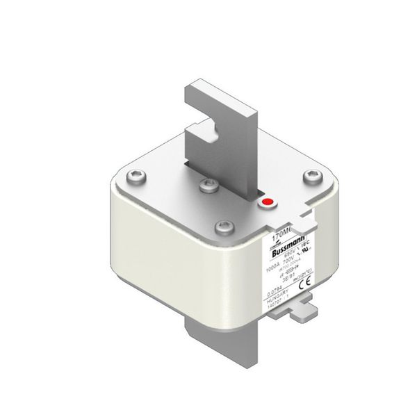 Fuse-link, high speed, 1000 A, AC 690 V, size 3, 76 x 92 x 126 mm, aR, IEC, type T indicator image 15