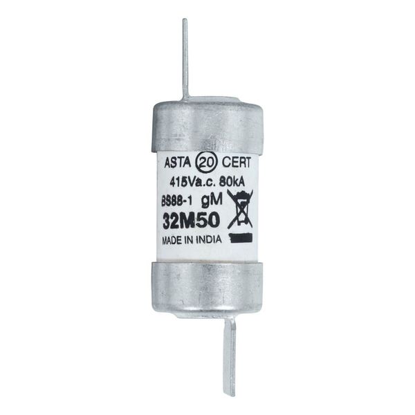 Fuse-link, low voltage, AC 415 V, BS88/F2, 18 x 59 mm, gM, BS image 16