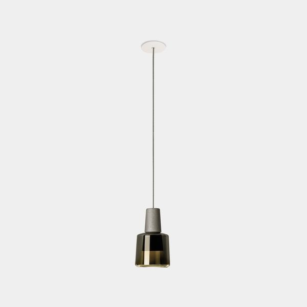 Pendant Khoi Recessed LED 19.5W 3000K Cement grey 907lm image 1