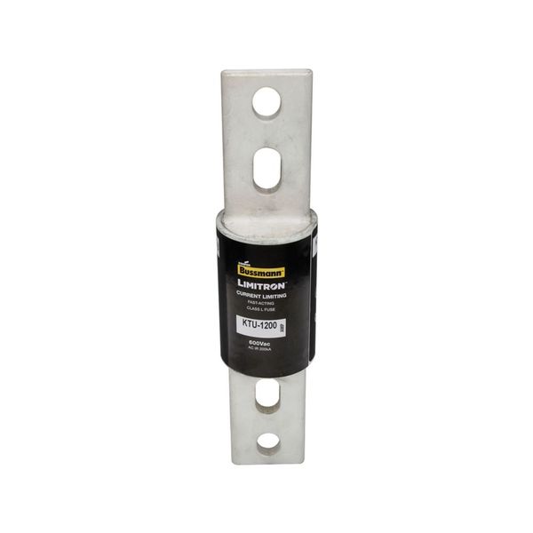 Eaton Bussmann Series KTU Fuse, Current-limiting, Fast Acting Fuse, 600V, 900A, 200 kAIC at 600 Vac, Class L, Bolted blade end X bolted blade end, Melamine glass tube, Silver-plated end bells, Bolt, 2.5, Inch, Non Indicating image 8