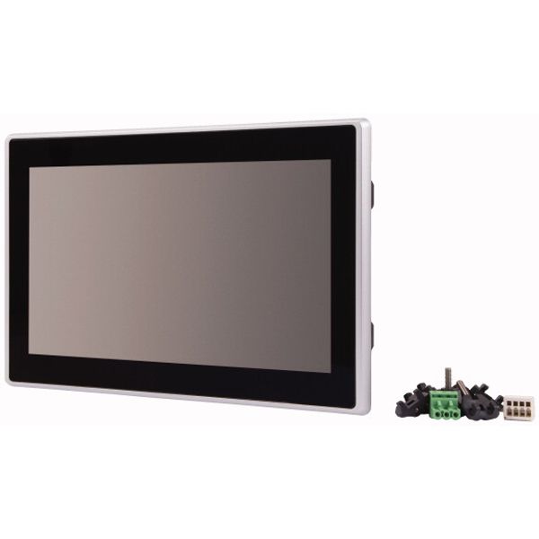 User interface with PLC as an SWD coordinator,24VDC,10.1-inch PCT display,1024x600 pixels,2xEthernet, 1xRS232,1xRS485,1xCAN,1xSWD,1xProfibus,1xSD slot image 6