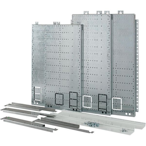 Mounting kit for fuse combination unit, covering multiple sections, section depth=600mm image 2