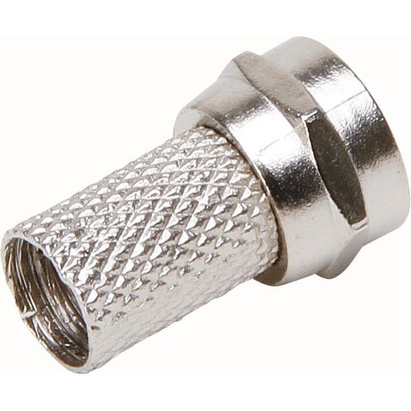 COAXIAL F-CONNECTORS 6,5 MM 4 PCS image 1