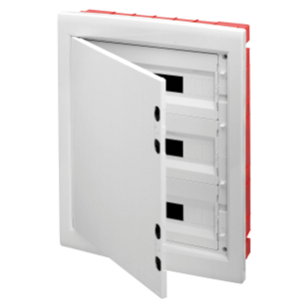 DISTRIBUTION BOARD - PANEL WITH WINDOW AND EXTRACTABLE FRAME - BLANK DOOR - TERMINAL BLOCK N 3X[(3X16)+(17X10)] E 3X[(3X16)+(17X10)] - 54M (18X3) IP40 image 1