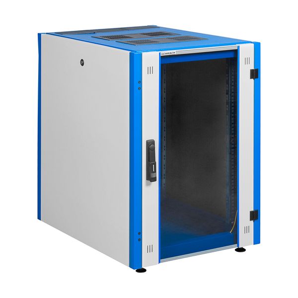 Network Enclosure Freestand S-RACK, W600 H855 D800, 19", 16U image 1