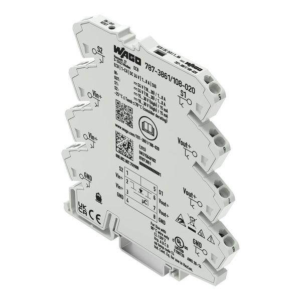 787-3861/108-020 Electronic circuit breaker; 1-channel; 24 VDC input voltage image 1