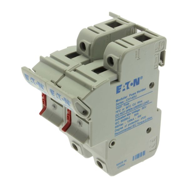 Fuse-holder, low voltage, 50 A, AC 690 V, 14 x 51 mm, 2P, IEC, With indicator image 6