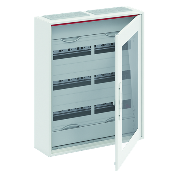 CA25RT ComfortLine Compact distribution board, Surface mounting, 96 SU, Isolated (Class II), IP44, Field Width: 2, Rows: 4, 800 mm x 550 mm x 160 mm image 3