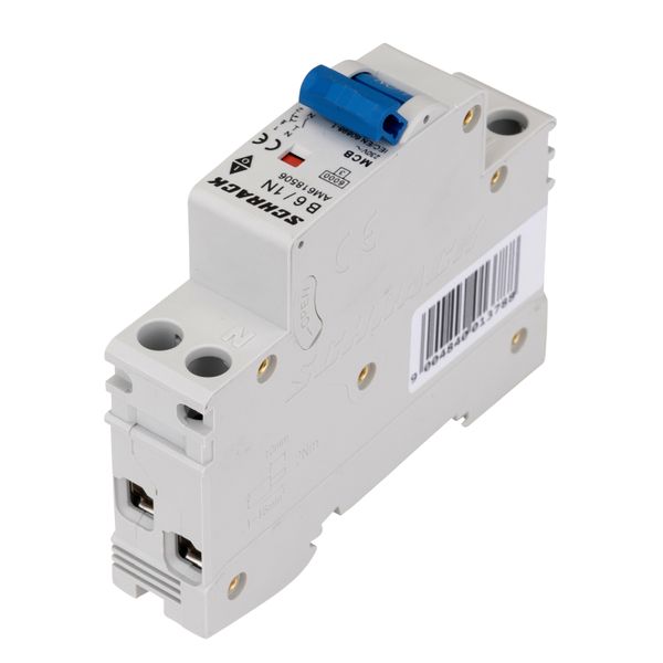 Miniature Circuit Breaker (MCB) AMPARO 6kA, B 6A, 1+N, 1MW image 5