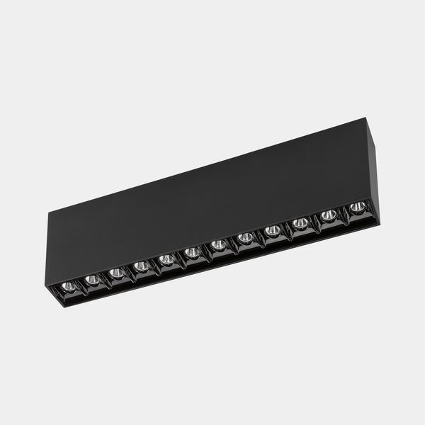 Ceiling fixture Bento Surface 12 LEDS 24.4W LED neutral-white 4000K CRI 90 PHASE CUT Black IP23 1918lm image 1