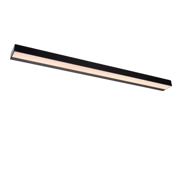 Lucide ALEXA - Wall light Bathroom - LED - 1x13W 3000K - IP44 - Black image 1